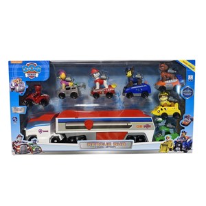 ست اسباب بازی کامیون سگ های نگهبان به همراه 7 فیگور_اسباب بازی