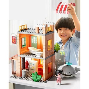 لگو دوپلو خانه عروسکی 141 قطعه فلو مدل FEELO GENIUS ARCHITECT 1810_اسباب بازی