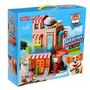 لگو دوپلو خانه عروسکی 141 قطعه فلو مدل FEELO GENIUS ARCHITECT 1810_اسباب بازی