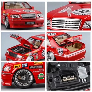 اسباب بازی ماشین فلزی مرسدس بنز مقیاس 1:24 مدل Mercedes benz 1990_اسباب بازی