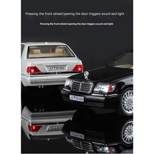 اسباب بازی ماشین فلزی مرسدس بنز مقیاس 1:24 مدل Mercedes  benz w140_اسباب بازی