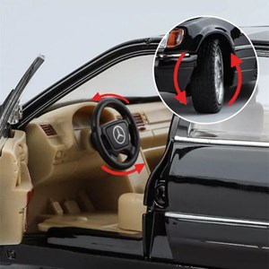 اسباب بازی ماشین فلزی مرسدس بنز مقیاس 1:24 مدل Mercedes  benz w140_اسباب بازی