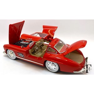 اسباب بازی ماشین فلزی دودزا و عقب کش مقیاس 1:24 مدل Mercedes benz 300SL_اسباب بازی