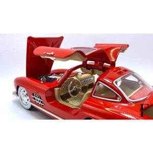 اسباب بازی ماشین فلزی دودزا و عقب کش مقیاس 1:24 مدل Mercedes benz 300SL_اسباب بازی