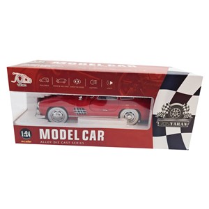 اسباب بازی ماشین فلزی دودزا و عقب کش مقیاس 1:24 مدل Mercedes benz 300SL_اسباب بازی