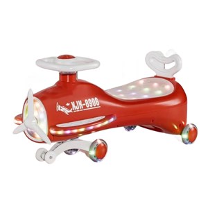 سه چرخه پلاسماکار چراغدار و موزیکال طرح هواپیما (لوپ کار)_اسباب بازی