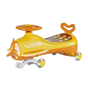 سه چرخه پلاسماکار چراغدار و موزیکال طرح هواپیما (لوپ کار)_اسباب بازی