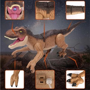 ربات اسباب بازی دایناسور کنترلی تیرکس Dinosaure T-REX_اسباب بازی
