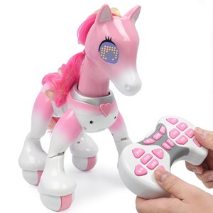 ربات اسباب بازی کنترلی شارژی مدل پونی یونیکورن صورتی Remote Control Unicorn_اسباب بازی