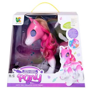 ربات اسباب بازی کنترلی شارژی مدل پونی یونیکورن صورتی Remote Control Unicorn_اسباب بازی