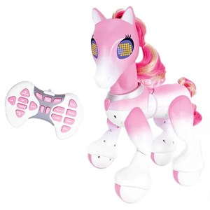 ربات اسباب بازی کنترلی شارژی مدل پونی یونیکورن صورتی Remote Control Unicorn_اسباب بازی