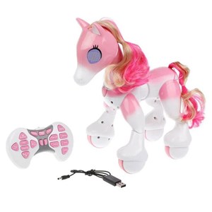 ربات اسباب بازی کنترلی شارژی مدل پونی یونیکورن صورتی Remote Control Unicorn_اسباب بازی
