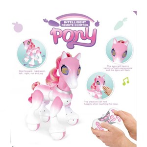 ربات اسباب بازی کنترلی شارژی مدل پونی یونیکورن صورتی Remote Control Unicorn_اسباب بازی