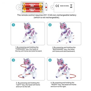 ربات اسباب بازی کنترلی شارژی مدل پونی یونیکورن صورتی Remote Control Unicorn_اسباب بازی