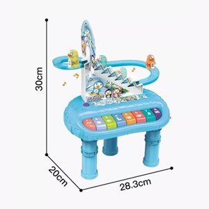 اسباب بازی پیانو پایه دار با پله و سرسره ی پنگوئن Ice Penguins Slide & Piano Toy_اسباب بازی