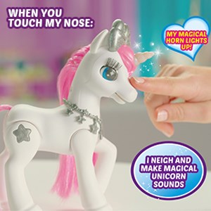 ﻿عروسک پونی یونیکورن جادویی سفید My Magical Unicorn_اسباب بازی 