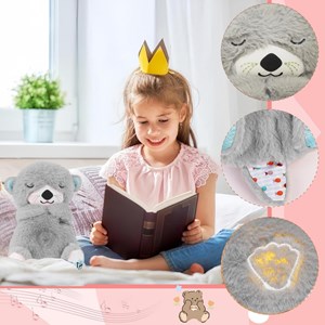 عروسک پولیشی خرس شبخواب خروپوف کن قهوه ای_اسباب بازی