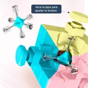 مکعب روبیک 2*2 برند مویو MOYU با رنگ های پاستیلی مدل MF8861_اسباب بازی