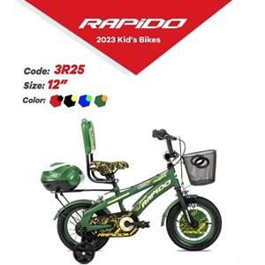 دوچرخه شهری کودک سایز 12 مدل راپیدو RAPIDO 3R25_اسباب بازی
