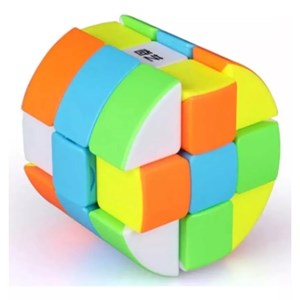 روبیک استوانه خودرنگ 3×3 برند کای وای QiYi مدل 731 EQY_اسباب بازی