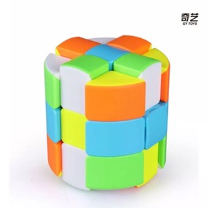 روبیک استوانه خودرنگ 3×3 برند کای وای QiYi مدل 731 EQY_اسباب بازی