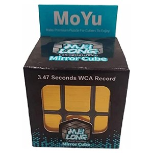 مکعب روبیک حجمی آینه ای طلایی برند مویو میلانگ MOYU مدل 8816 MF_اسباب بازی