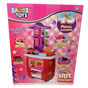 اسباب بازی آشپزخانه کلبه 43 پارچه زرین تویز ZARRIN TOYS_اسباب بازی