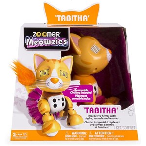 عروسک رباتیک زومر میومیو رنگ نارنجی مدل Zoomer Meowzies Asst_اسباب بازی