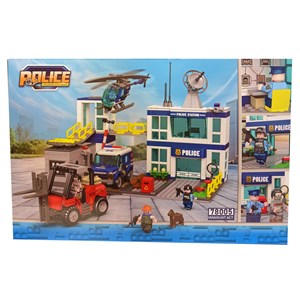 لگو سیتی ایستگاه پلیس شهر 878 قطعه مدل 78005 DECOOL Police Station City_اسباب بازی