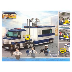 لگو سیتی کامیون فرماندهی سیار پلیس 481 قطعه مدل 78004 DECOOL Police Station City_اسباب بازی