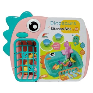 اسباب بازی سینک ظرفشویی مدل دایناسور همراه با وسایل_اسباب بازی