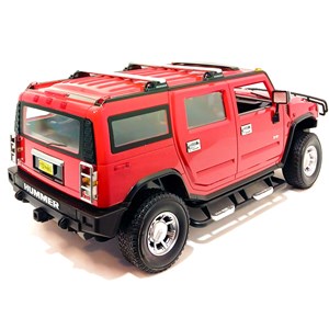 ماشین کنترلی شارژی جیپ قرمز مقیاس 1:14 مدل RC Cars Hummer H2_اسباب بازی