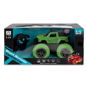 ماشین کنترلی شارژی آفرود سبز مقیاس 1:18_اسباب بازی