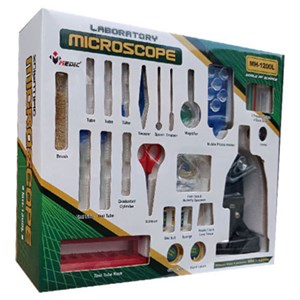 میکروسکوپ مدیک همراه با پایه موبایل مدل Medic Microscope MH-1200L_اسباب بازی