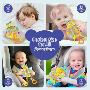 اسباب‌ بازی جغجغه آویزی هولی تویز طرح خرس مدل Hola Toys HE7916_اسباب بازی