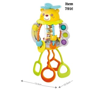 اسباب‌ بازی جغجغه آویزی هولی تویز طرح خرس مدل Hola Toys HE7916_اسباب بازی