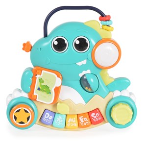 اسباب بازی دو کاره پیانو و جغجغه طرح دایناسور هولی تویز مدل Hola Toys HE8976_اسباب بازی