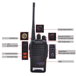 بیسیم واکی تاکی باوفنگ شارژی اورجینال با چراغ قوه بسته دو عددی مدل Baofeng BF-777S talkie-walkie_اسباب بازی