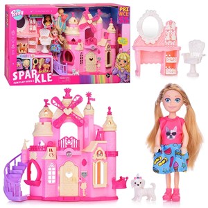 ست خانه عروسک باربی همراه با وسایل PRINCESS_اسباب بازی