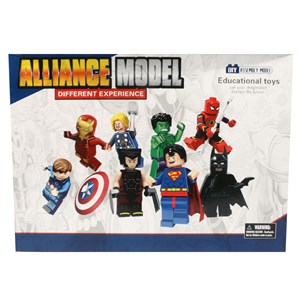 اکشن فیگور لگو 12 عددی انتقام جویان و لیگ عدالت_اسباب بازی