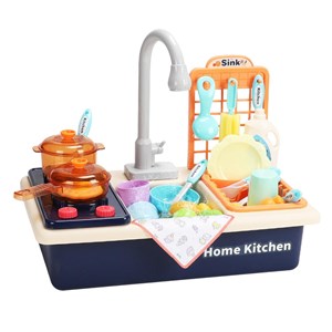 اسباب بازی سینک ظرفشویی به همراه اجاق گاز HOME KITCHEN_اسباب بازی