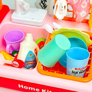 اسباب بازی سینک ظرفشویی به همراه اجاق گاز HOME KITCHEN_اسباب بازی
