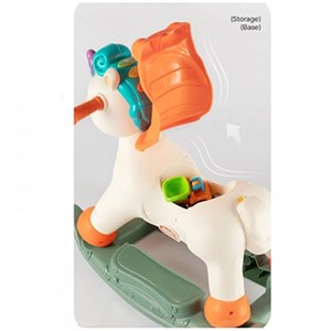 راکر یونی کورن موزیکال 3 کاره هولی تویز مدل Hola Toys HE898800_اسباب بازی