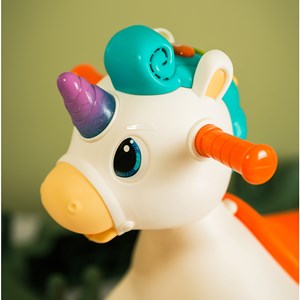 راکر یونی کورن موزیکال 3 کاره هولی تویز مدل Hola Toys HE898800_اسباب بازی