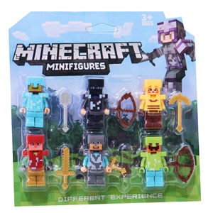 اکشن فیگور لگو مدل ماینکرافت مجموعه 6 عددی MINECRAFT_اسباب بازی