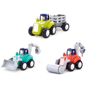 اسباب بازی کامیون های ساخت و ساز هولی تویز مجموعه 3 عددی Hola Toys _اسباب بازی