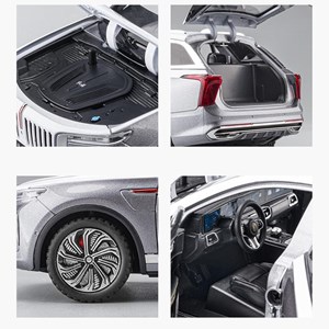 اسباب بازی ماشین فلزی هونگ چی مقیاس 1:24 مدل HONGQI E-HS9_اسباب بازی