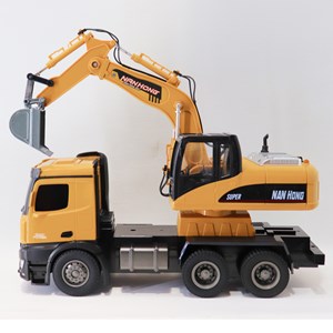 اسباب بازی بیل مکانیکی کنترلی بزرگ مقیاس 1:14 مدل EXCAVATOR LOADER NAN HONG 9916_اسباب بازی