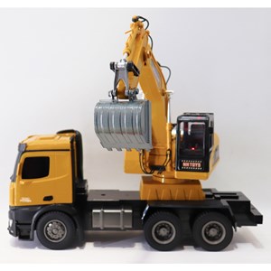 اسباب بازی بیل مکانیکی کنترلی بزرگ مقیاس 1:14 مدل EXCAVATOR LOADER NAN HONG 9916_اسباب بازی
