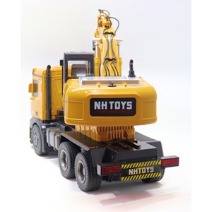 اسباب بازی بیل مکانیکی کنترلی بزرگ مقیاس 1:14 مدل EXCAVATOR LOADER NAN HONG 9916_اسباب بازی